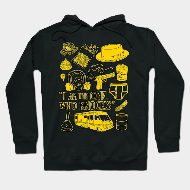 i am the one who knocks Hoodie by halfabubble